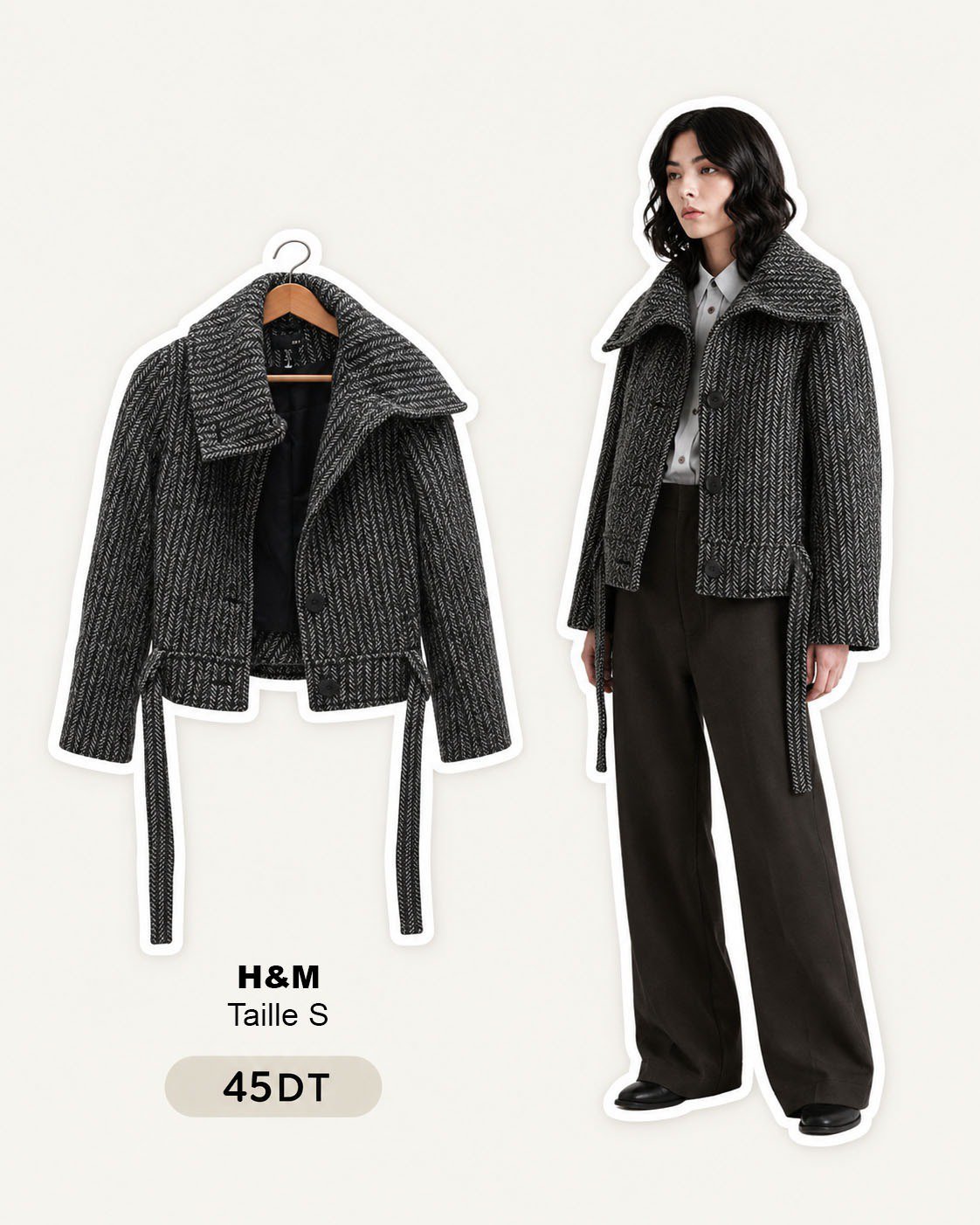 Manteau H&M taille S