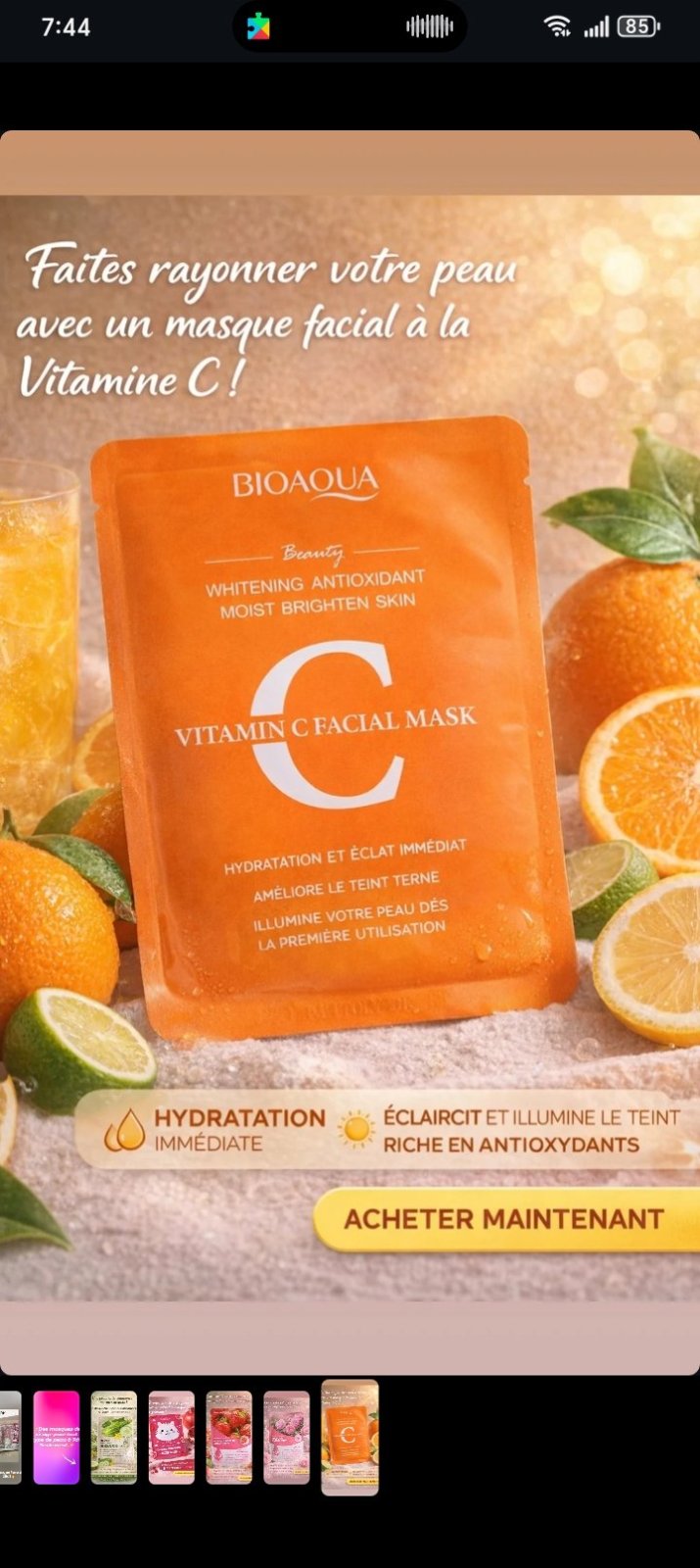 Des masques de visage très efficaces ✨