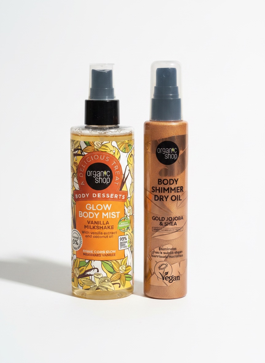 Body mist and body shimmer 