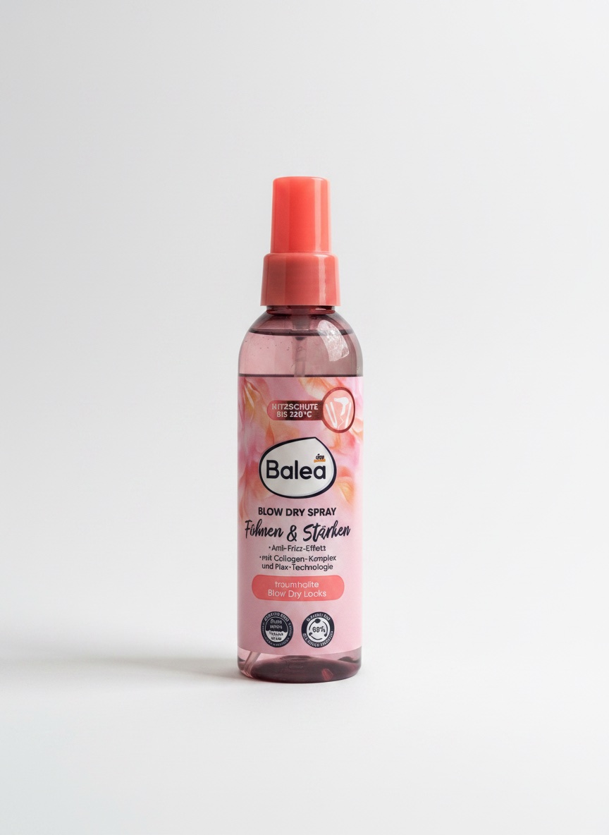 Balea Blow Dry Spray – Spray Brushing Anti-Frisottis