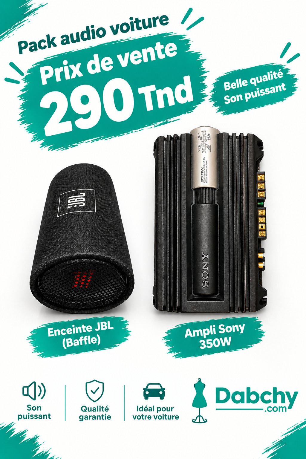 Enceinte JBL au design élégant
