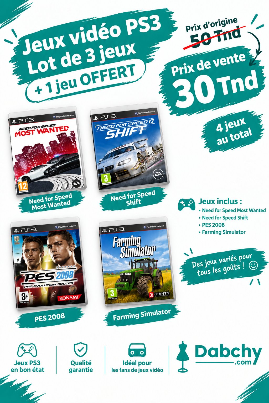 4 cd ps3 