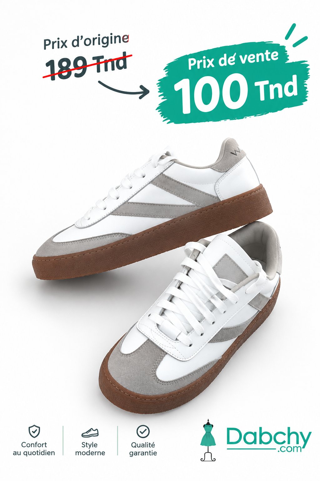 Baskets hommes multicolores