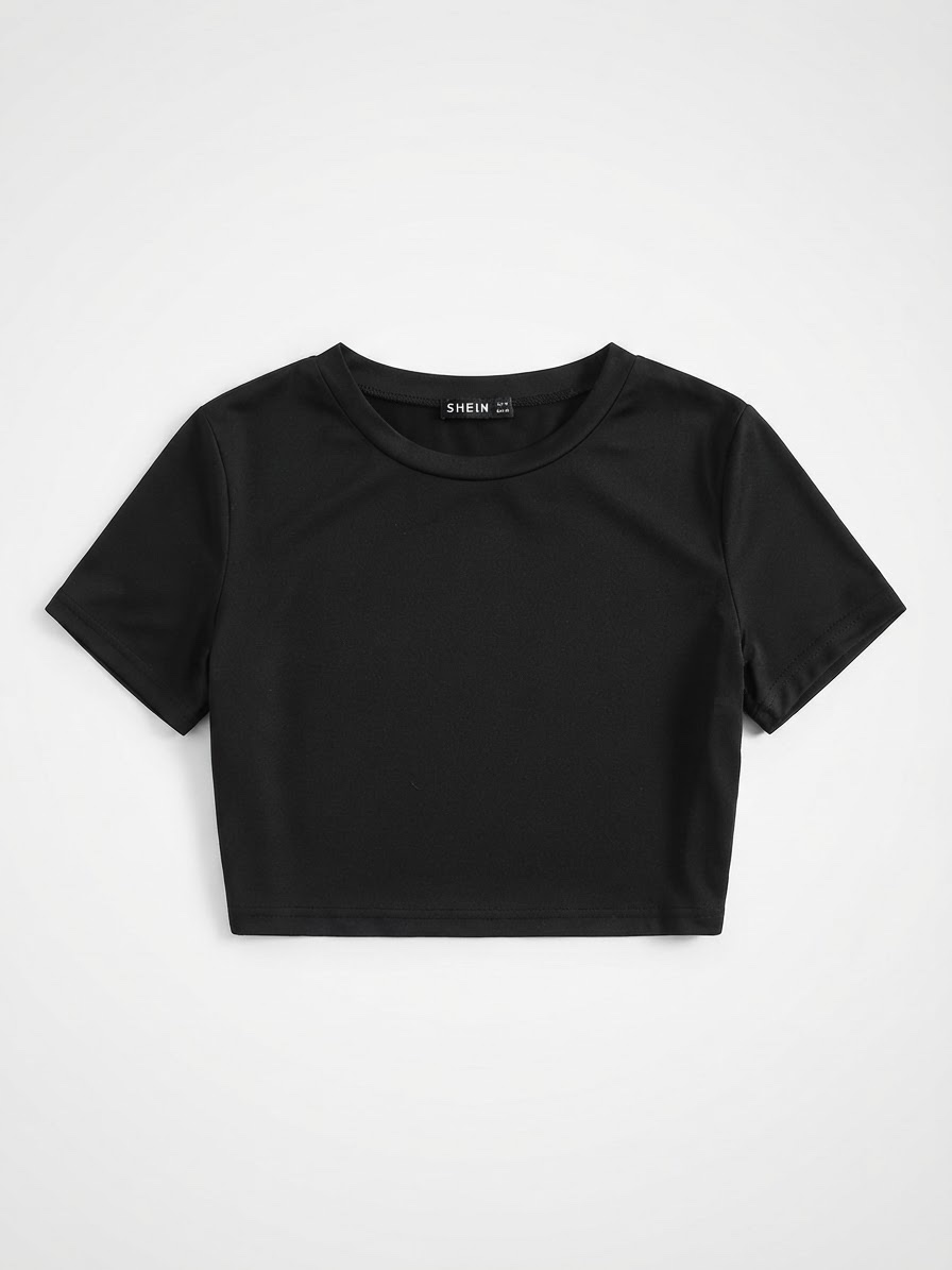 Top shein noir