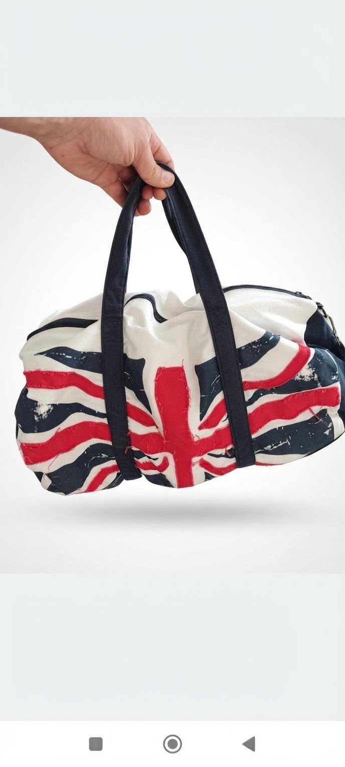 Sac de sport rond Motif Union Jack britannique