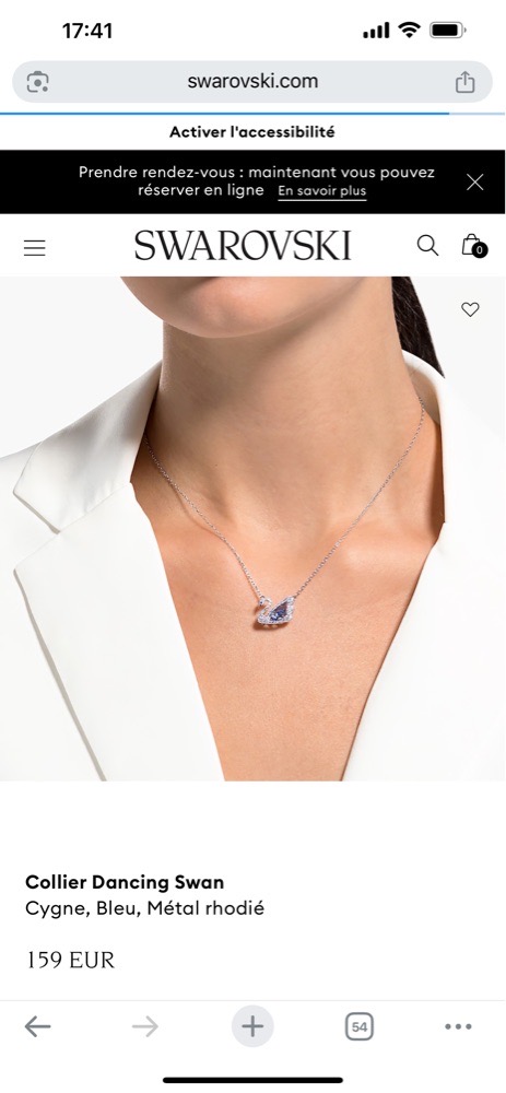 Collier shwarovski