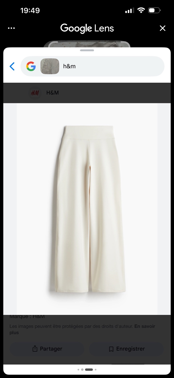 Pantalon h&m taille xs/s