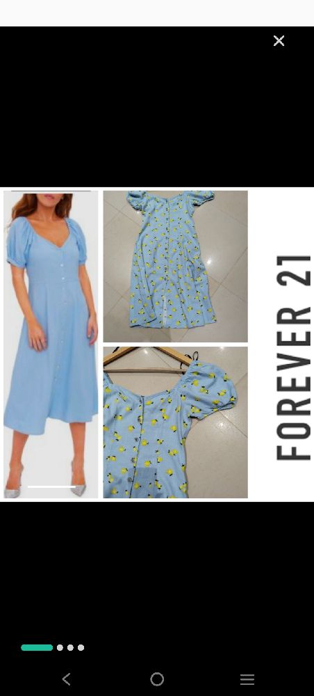 Robe fleurie en lin