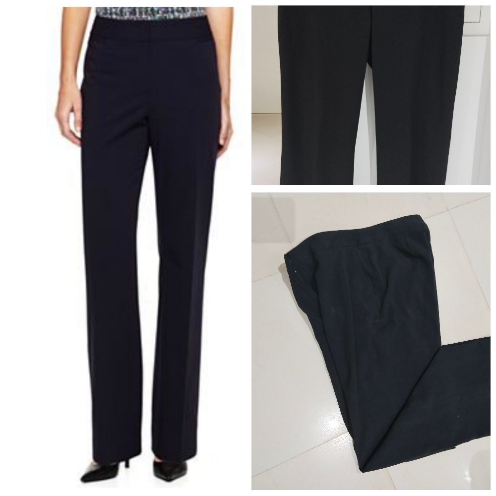 Pantalon tailleur noir