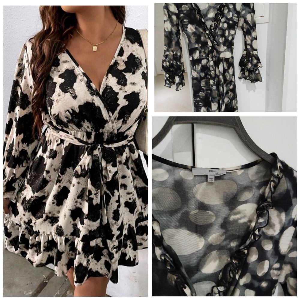 robe avec manches a volants