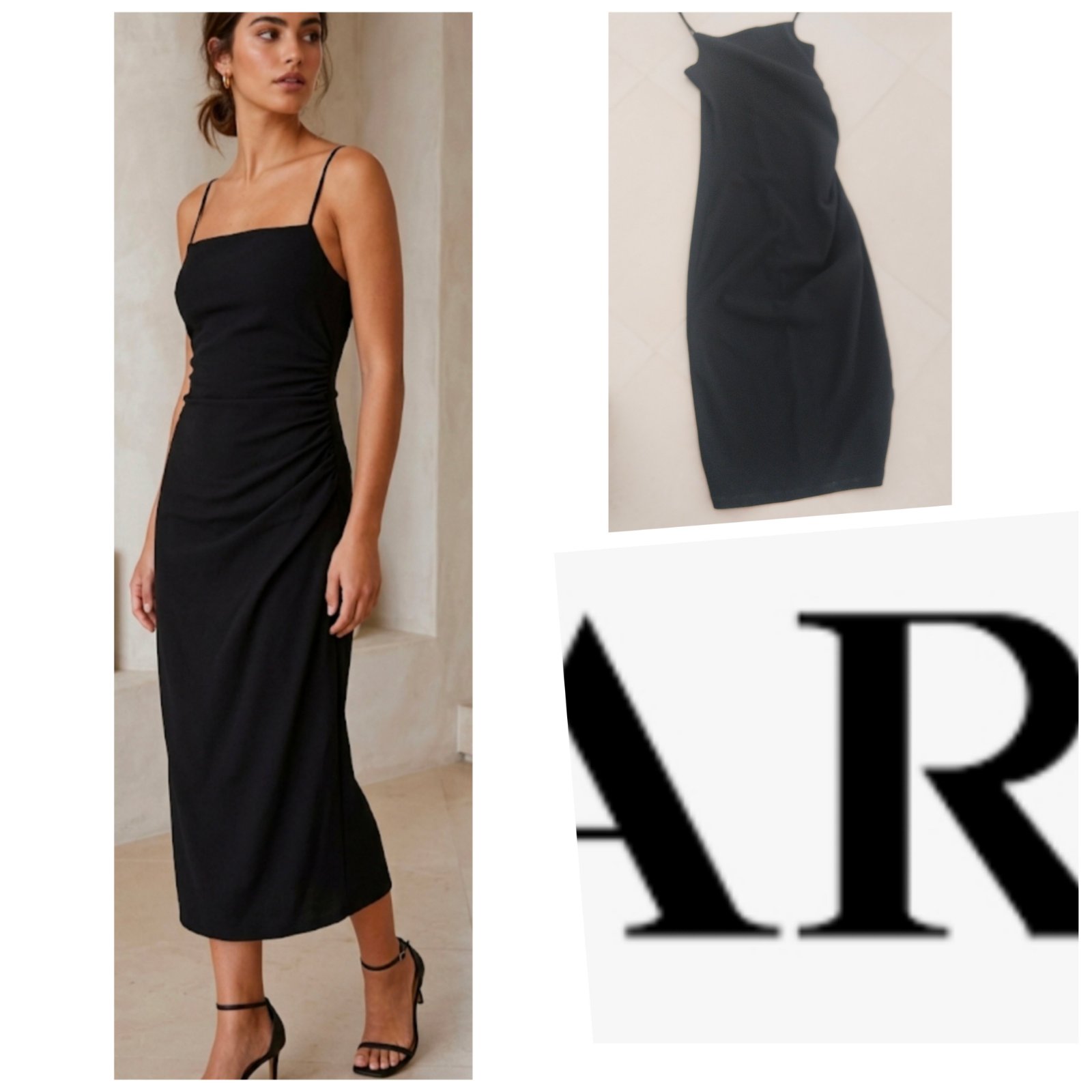 Robe midi. Zara 