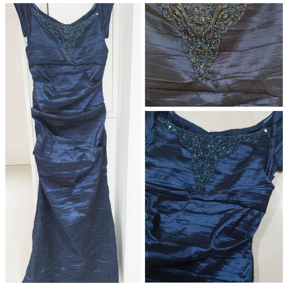 robe de soirée en taffetas