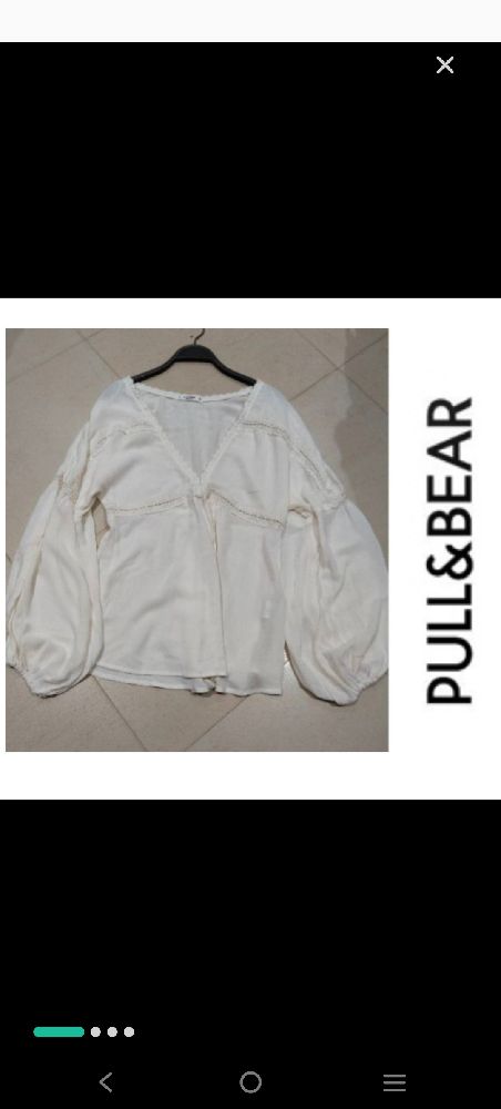 Chemise avec cordons et dentelles 