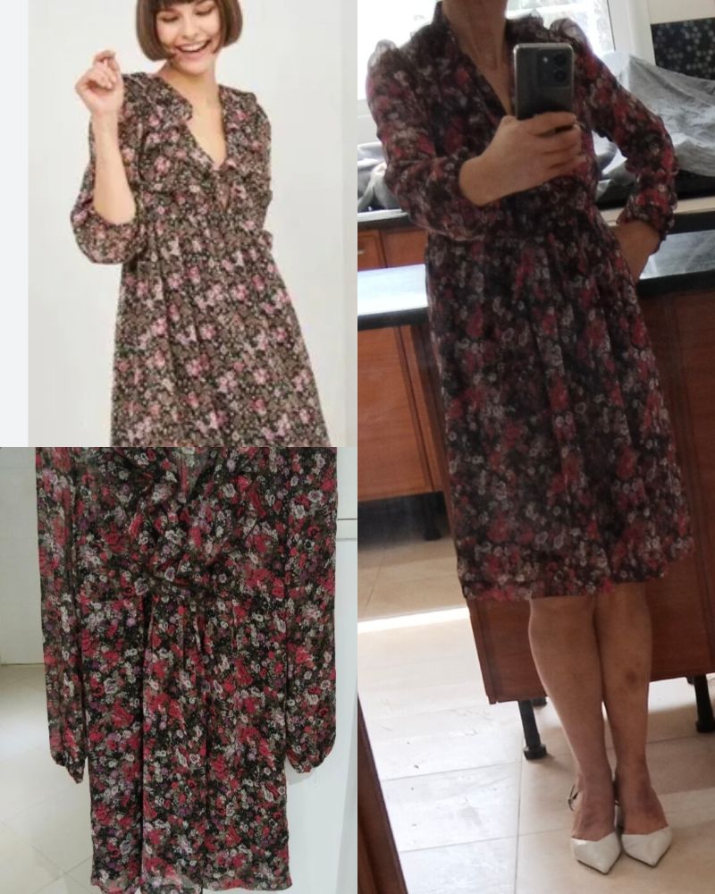 une robe fleurie