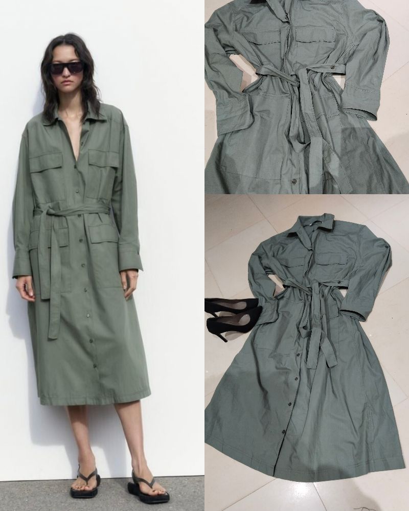 robe strench zara oversize neuve 