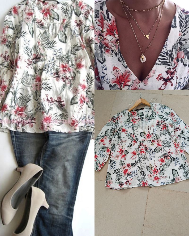 zara avec fleurs 