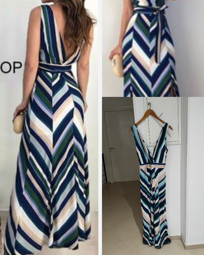 robe col fondu