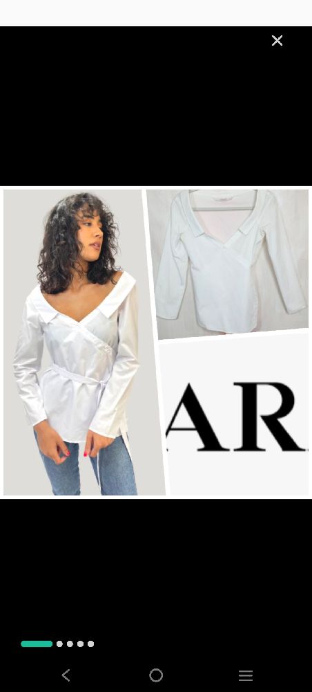 blouse zara  sexy 