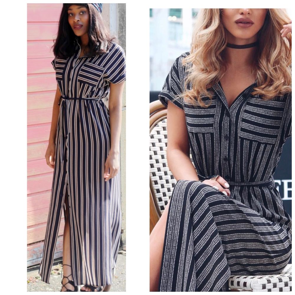 robe chemise maxi