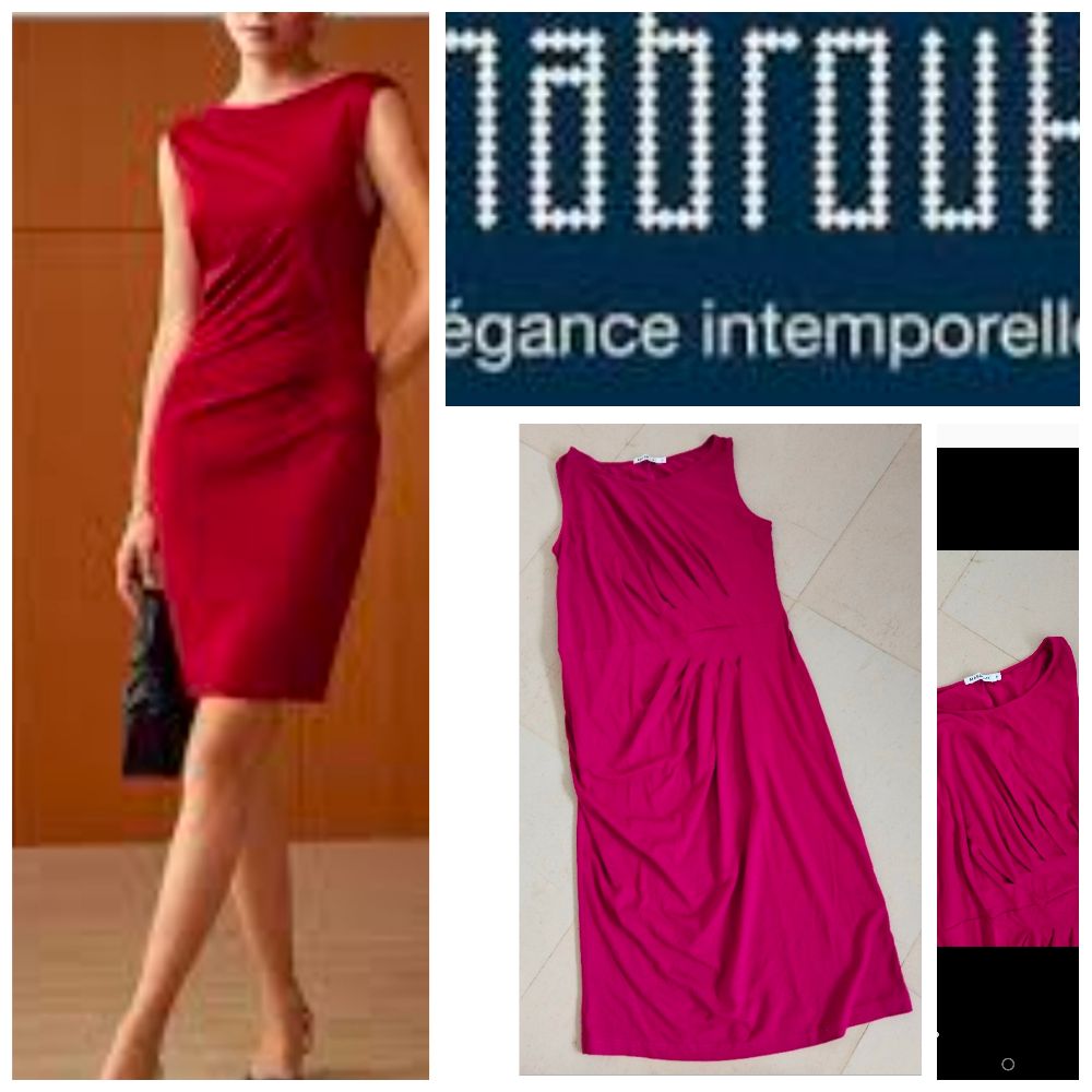 robe fushia en coton 