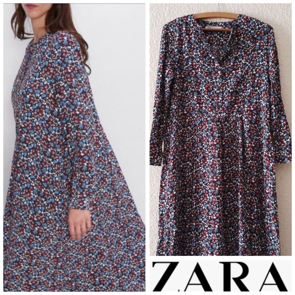 robe midi a fleurs 