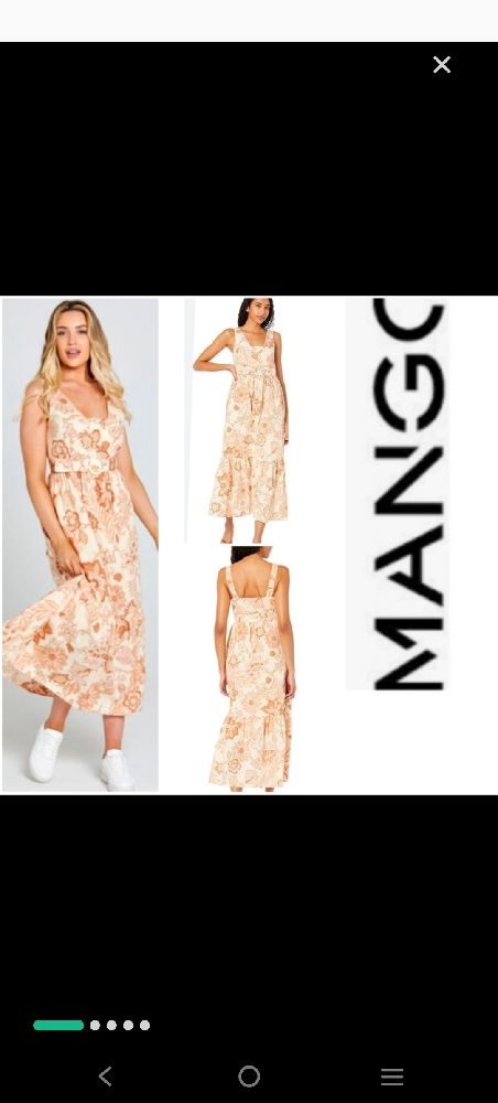 Robe en coton structuree