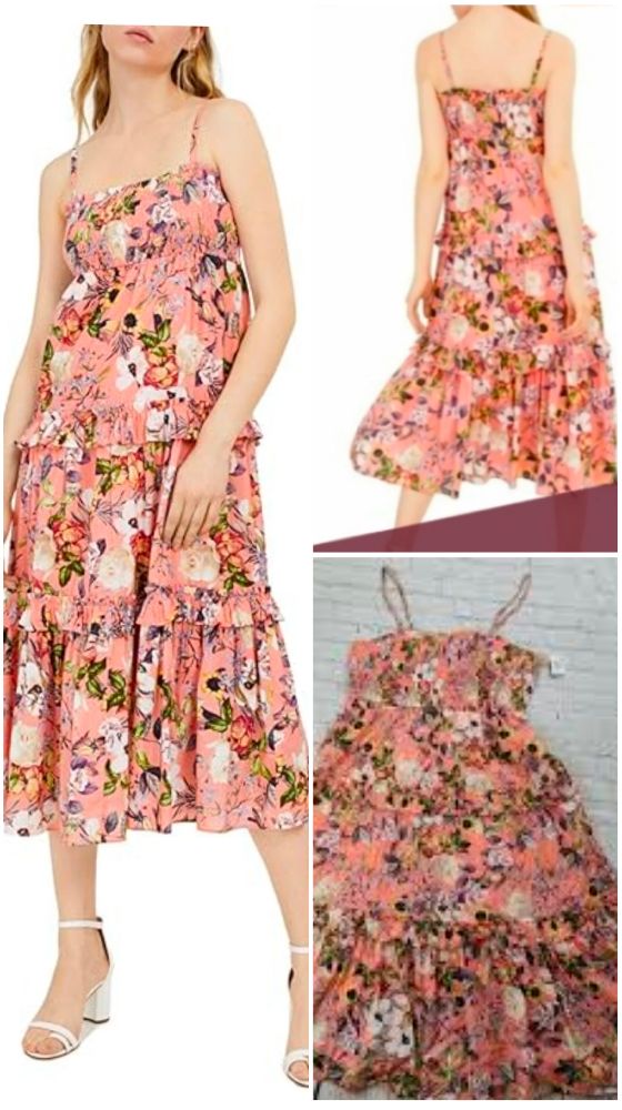 Robe midi en coton international concept