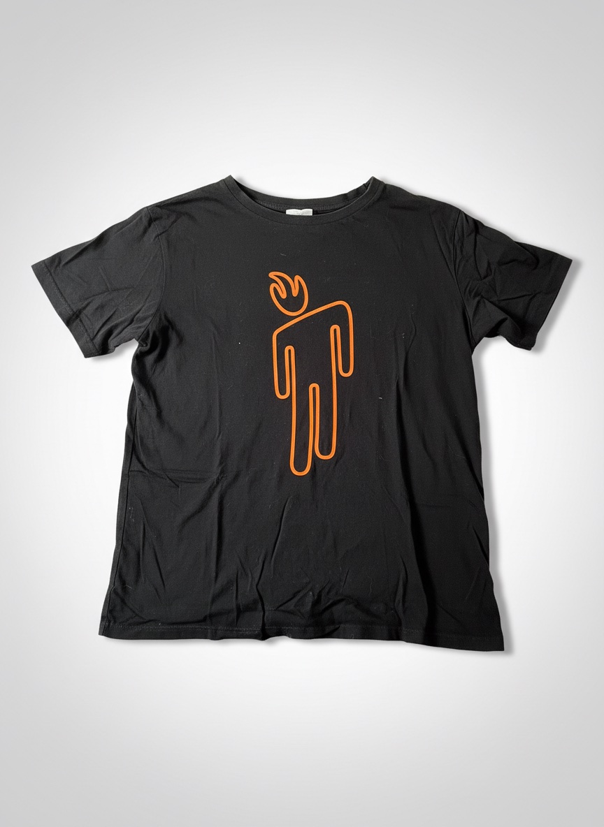 T-shirt noir, taille S