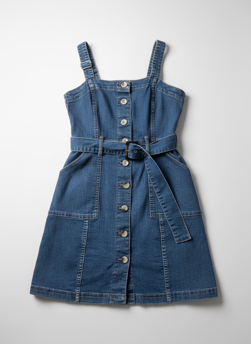 Coquette robe jean taille S