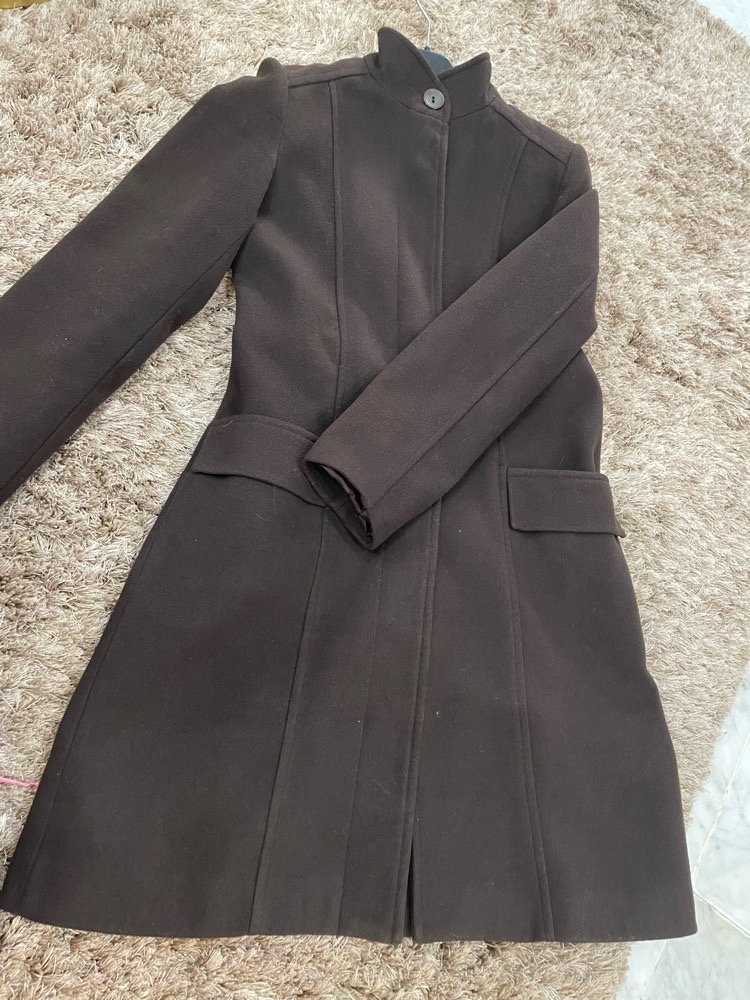 Manteau en cachemire marron