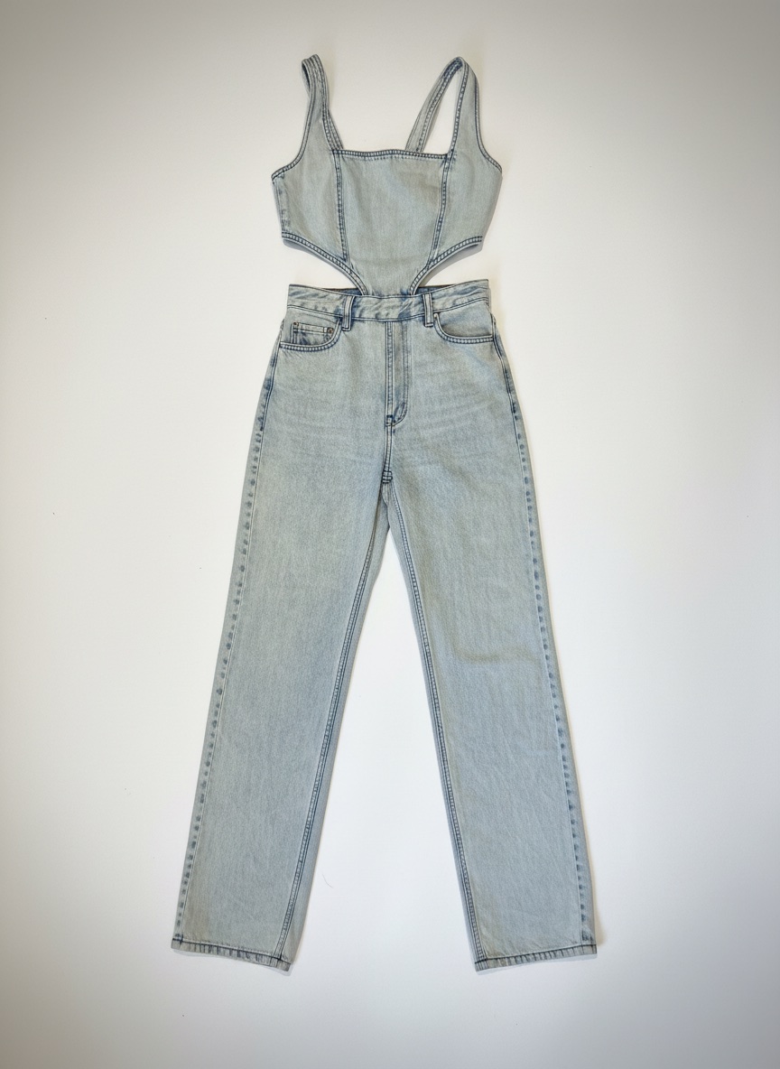 Salopette, jean de Bershka, taille XS