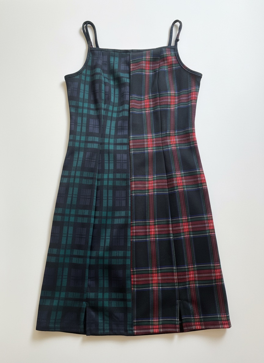 Courte robe chic avec deux petites Fente