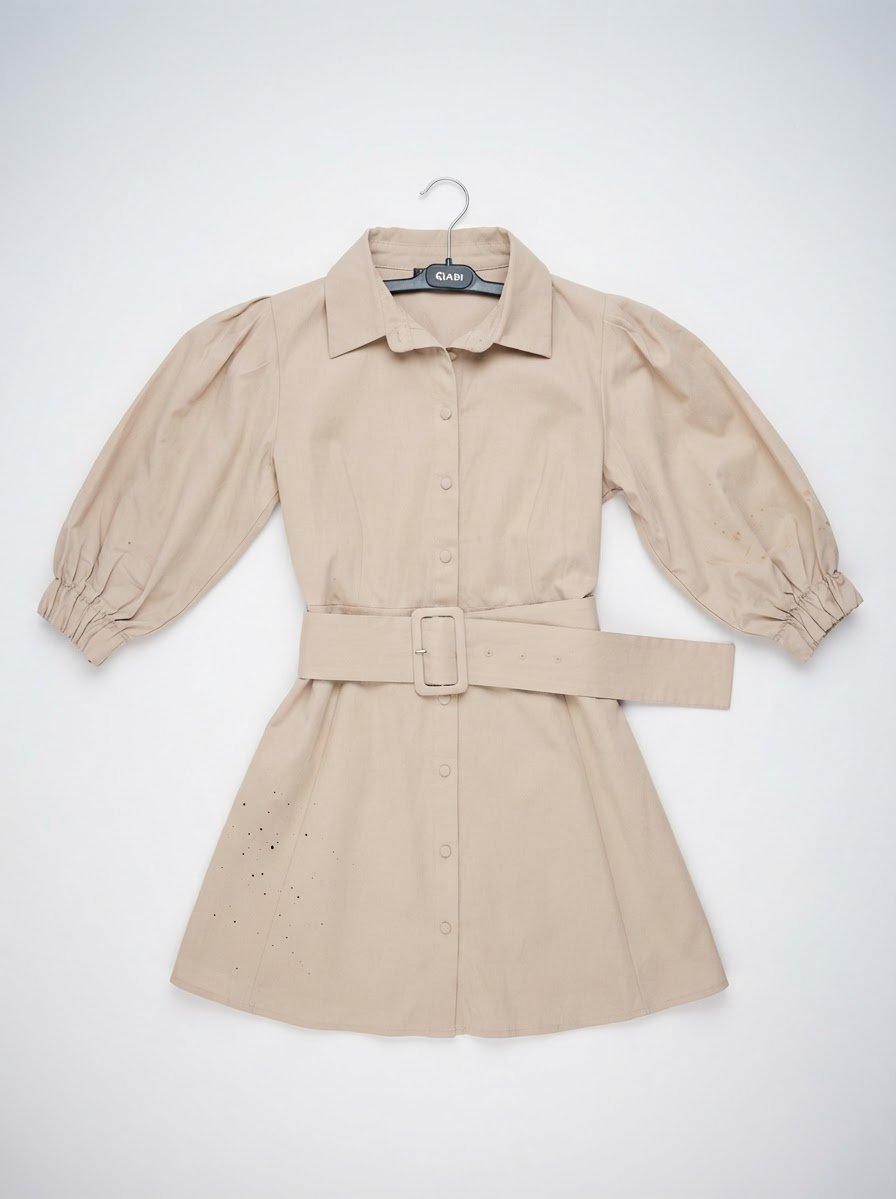Chemise beige 