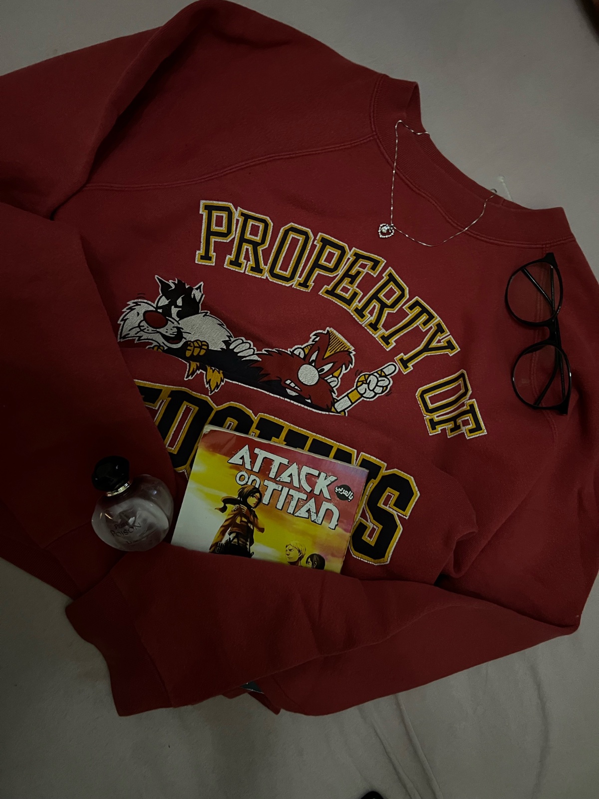 Red sweater❤️🫶🏻