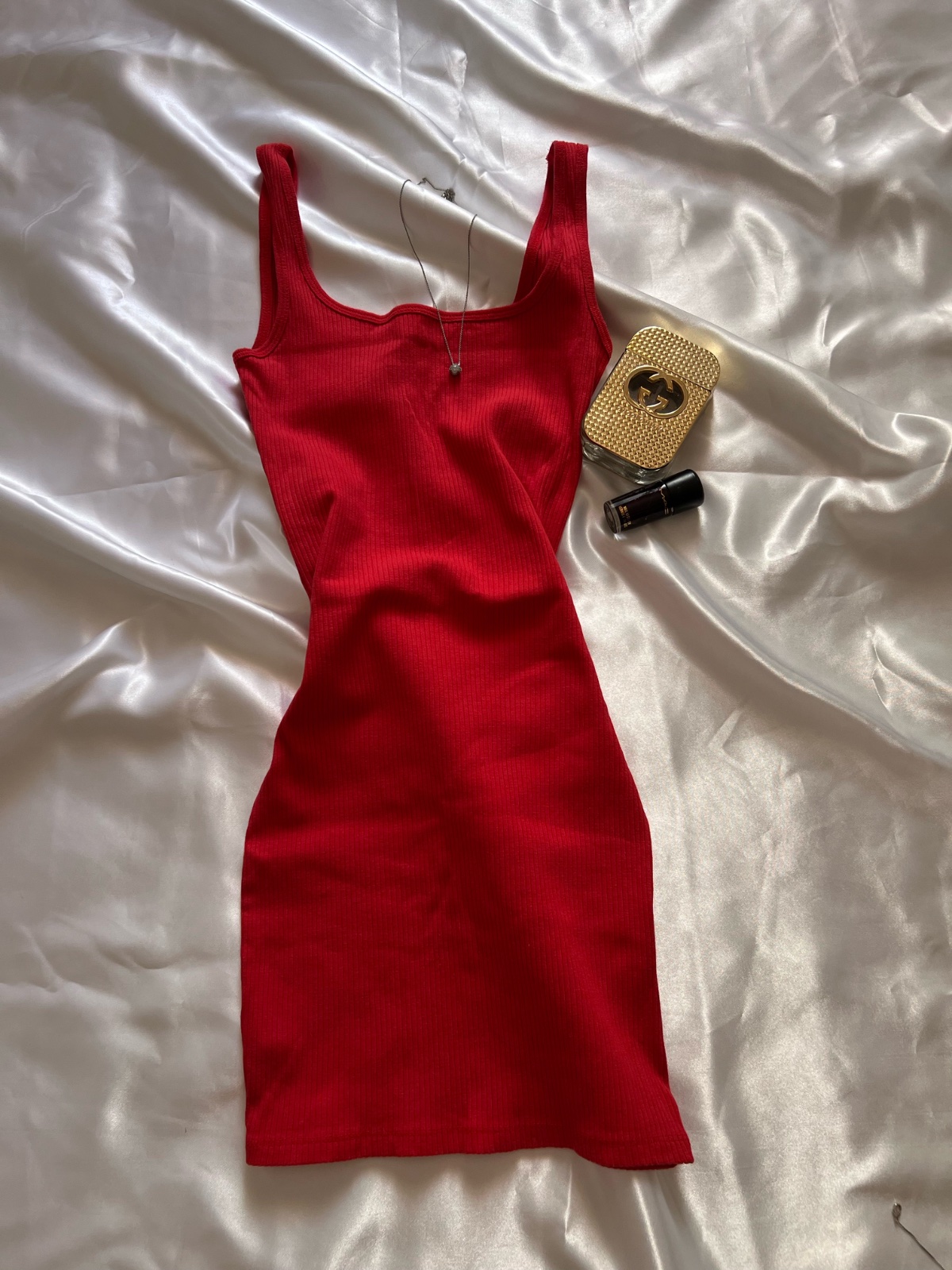 Robe rouge bershka😻❤️