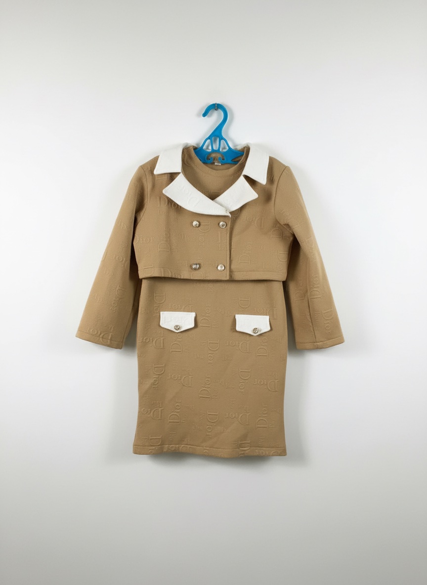 Robe sans manche et blazer filette