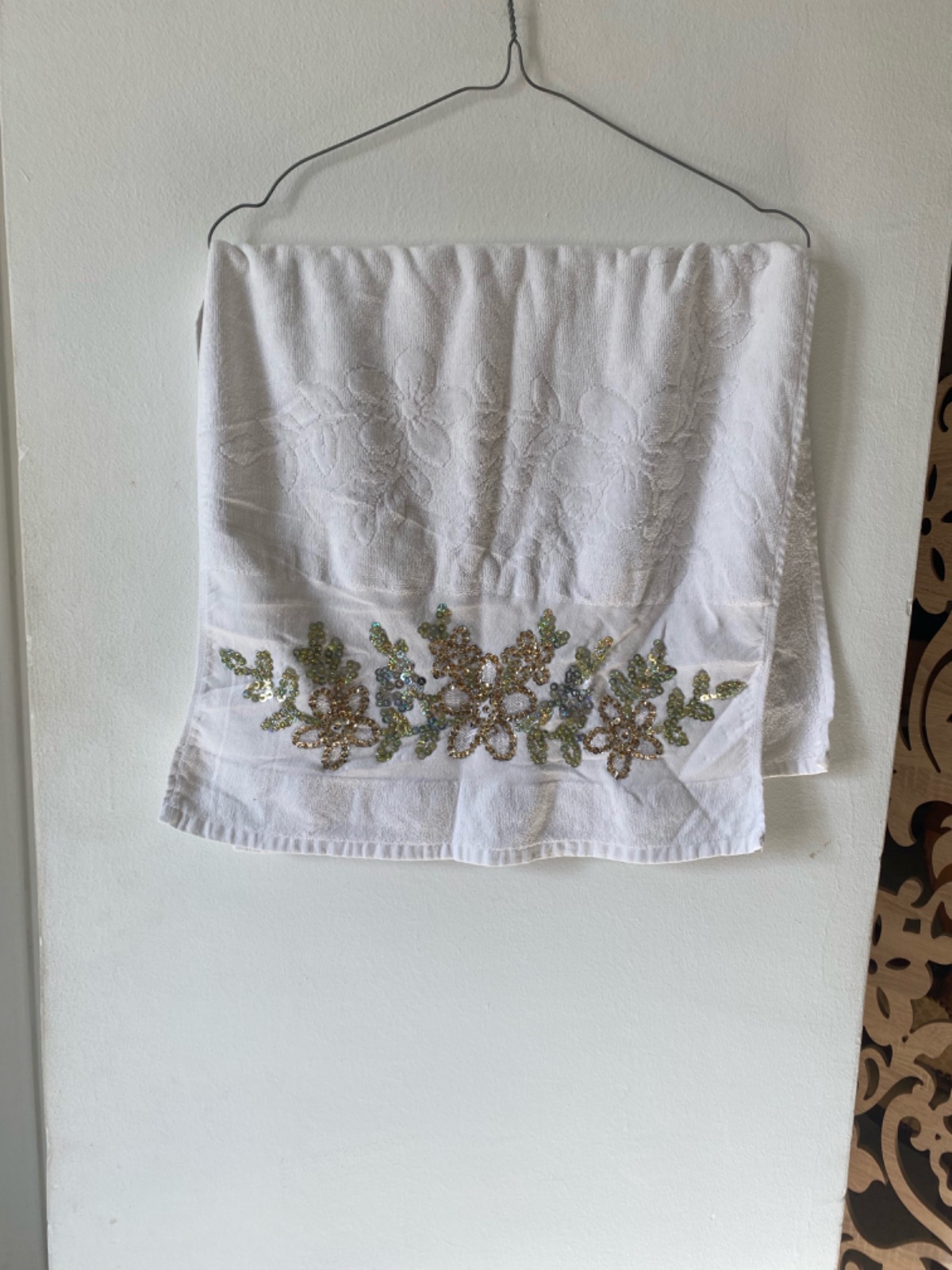 Serviette blanche 