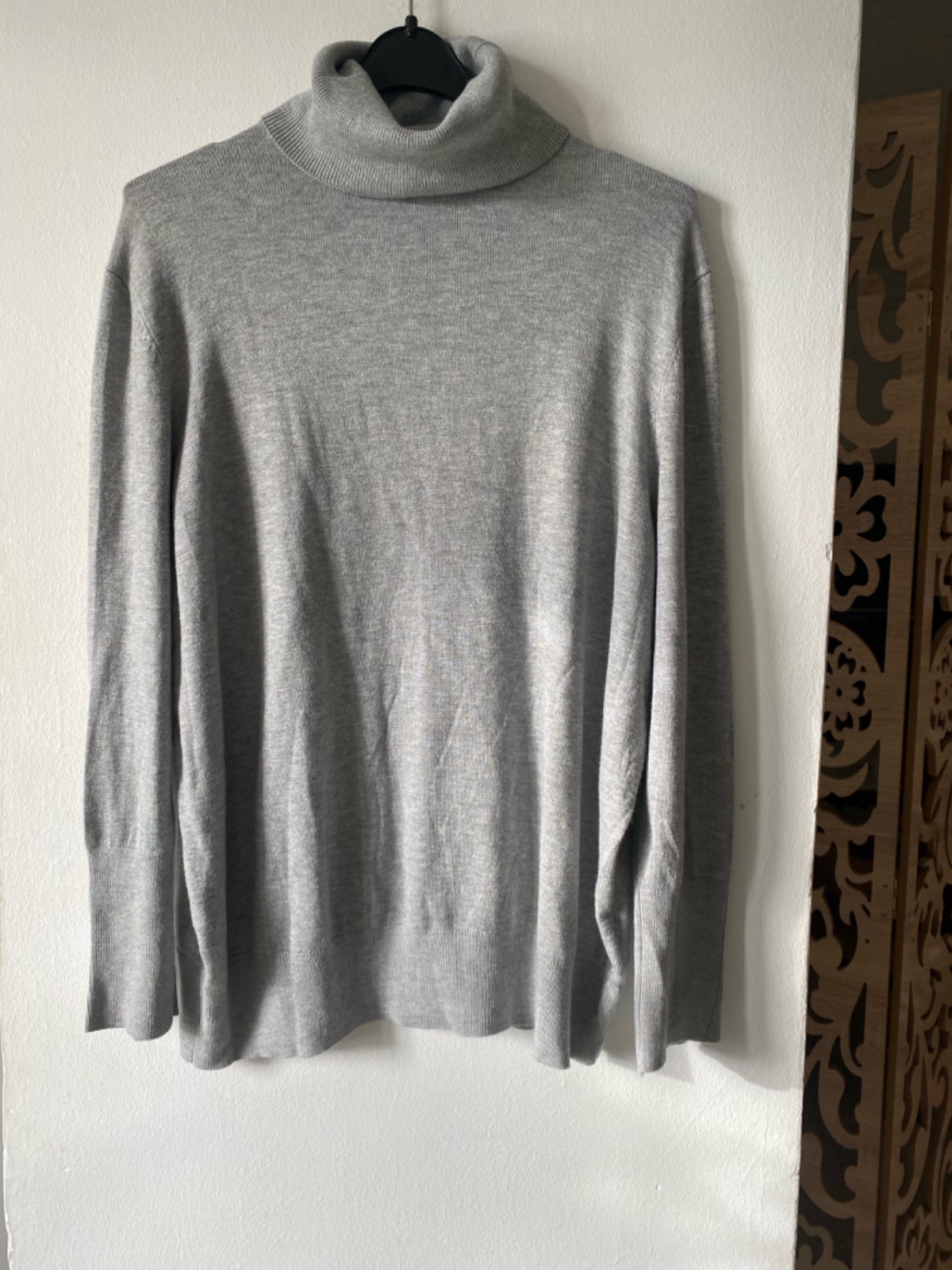 Pull gris grand taille xxl super qualite coton