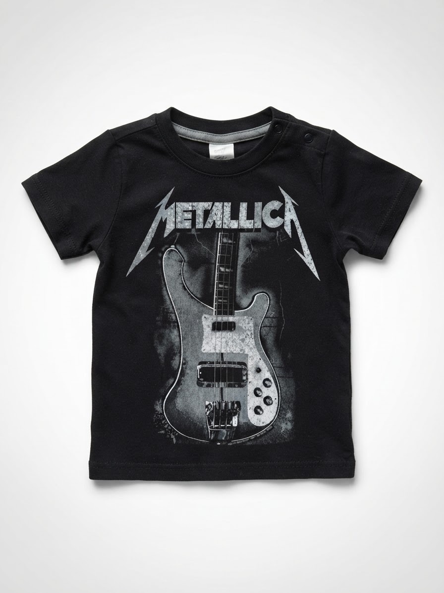 T-shirt Metallica H&M Bébé (4-6 mois)