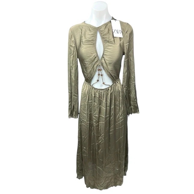 Robe effet satinée