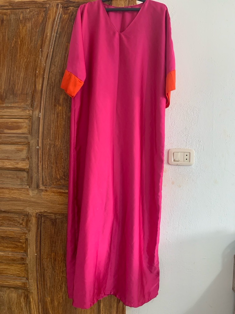 robe rose fuchsia