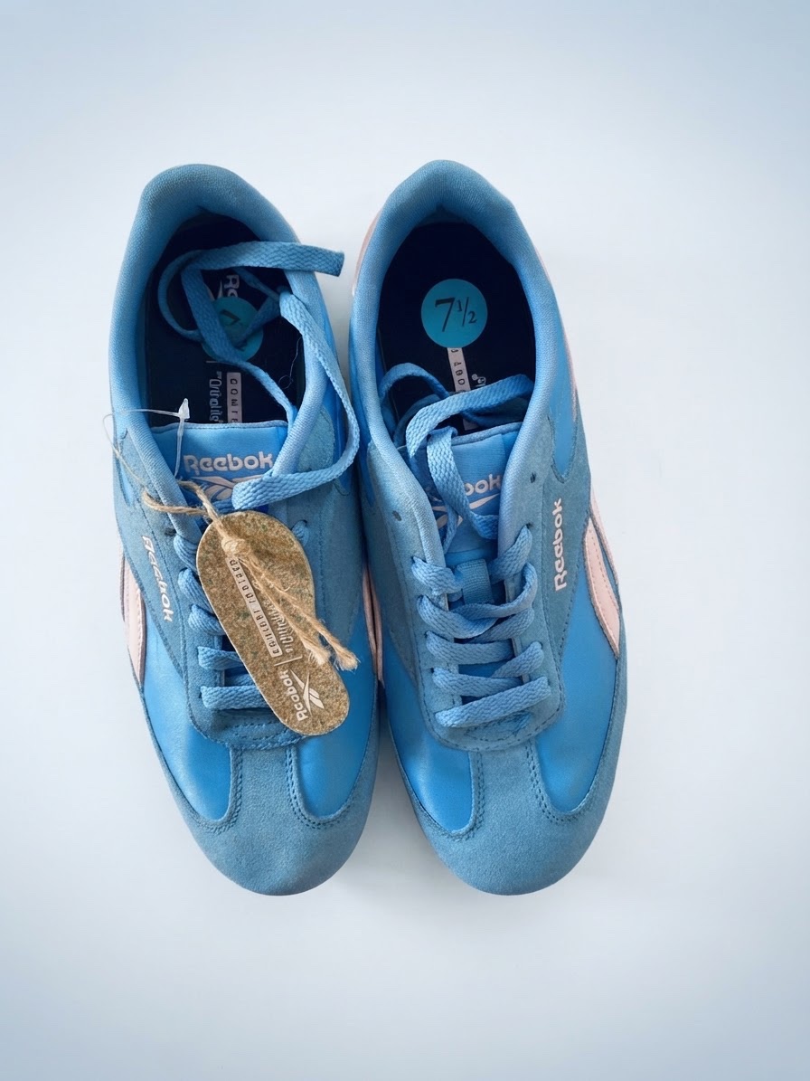 Sneakers blue and pink