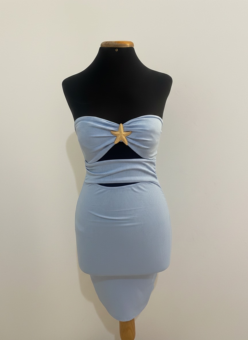 Robe bleu
