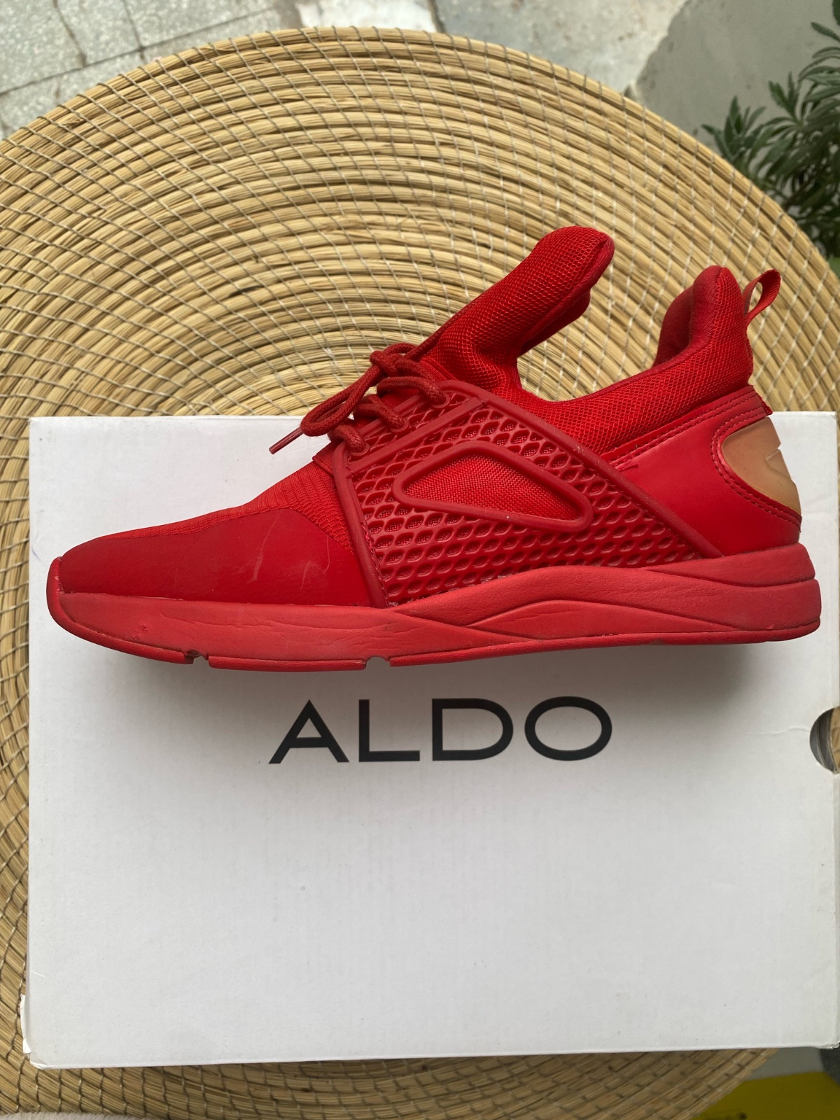 Sneakers ALDO , couleur rouge vif 
