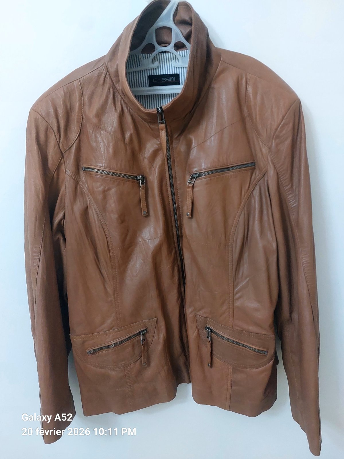Veste cuir 