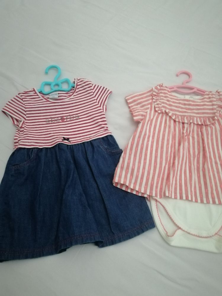 Lot d'une robe et pull body