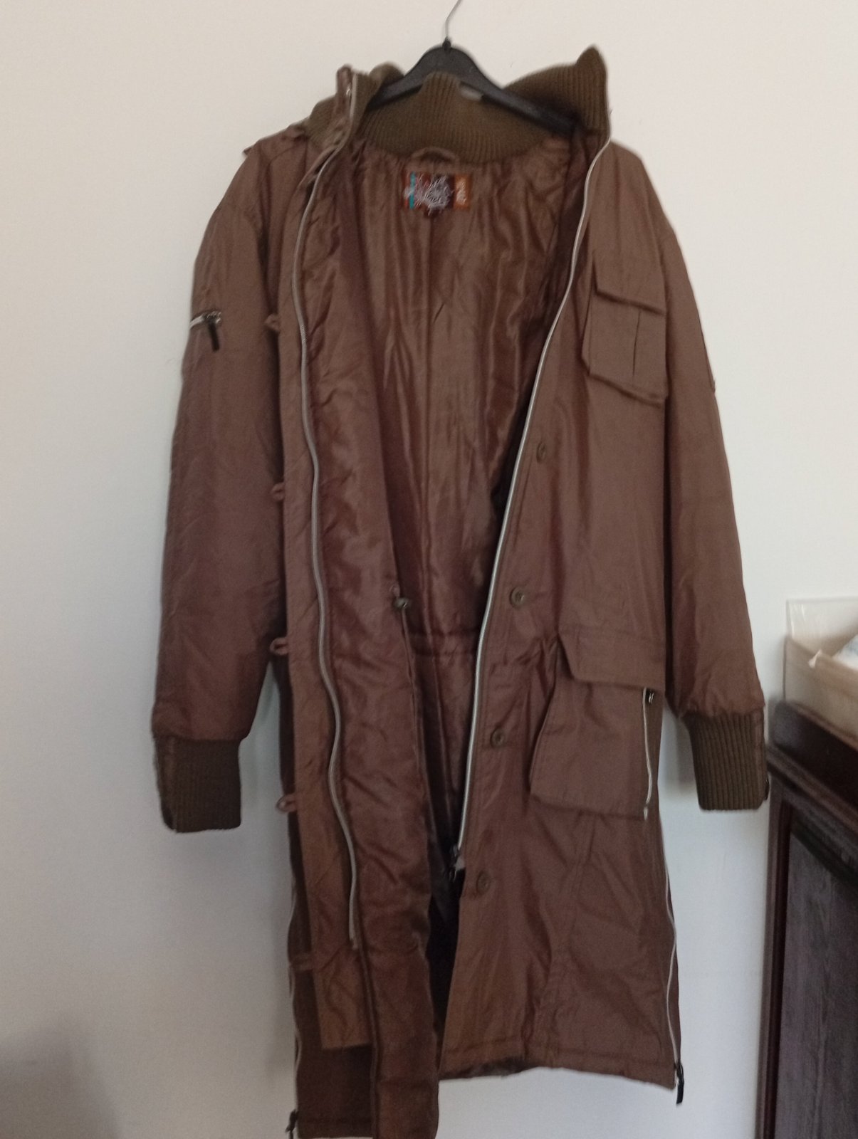 Manteau vert kaki