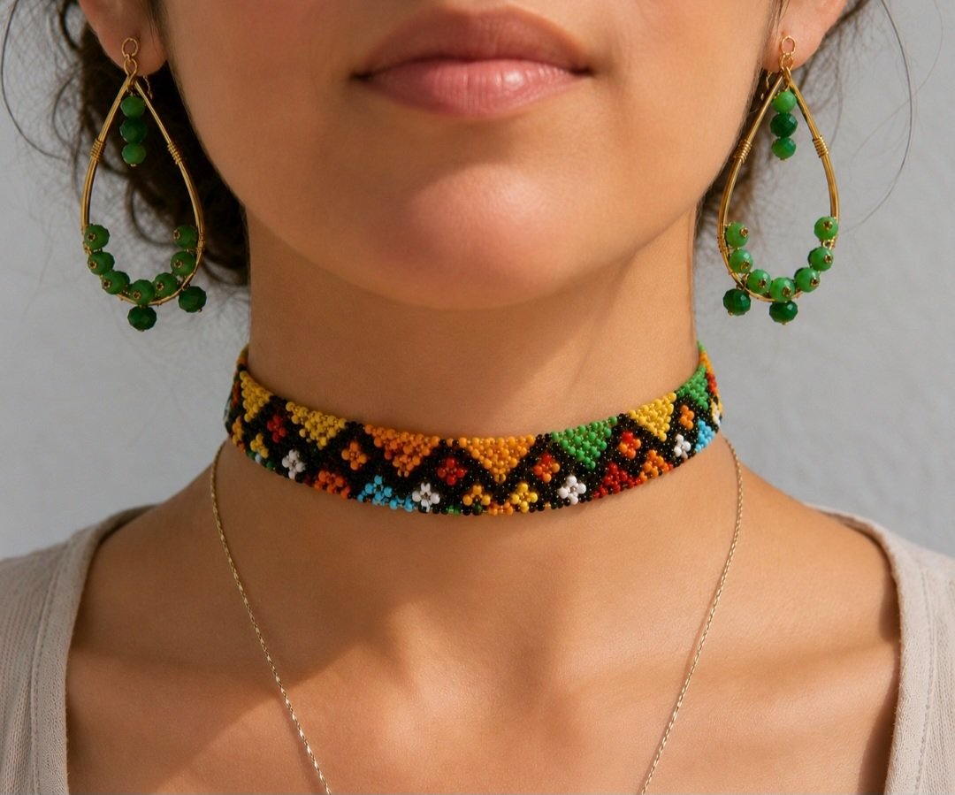 Accessoires choker et boucles