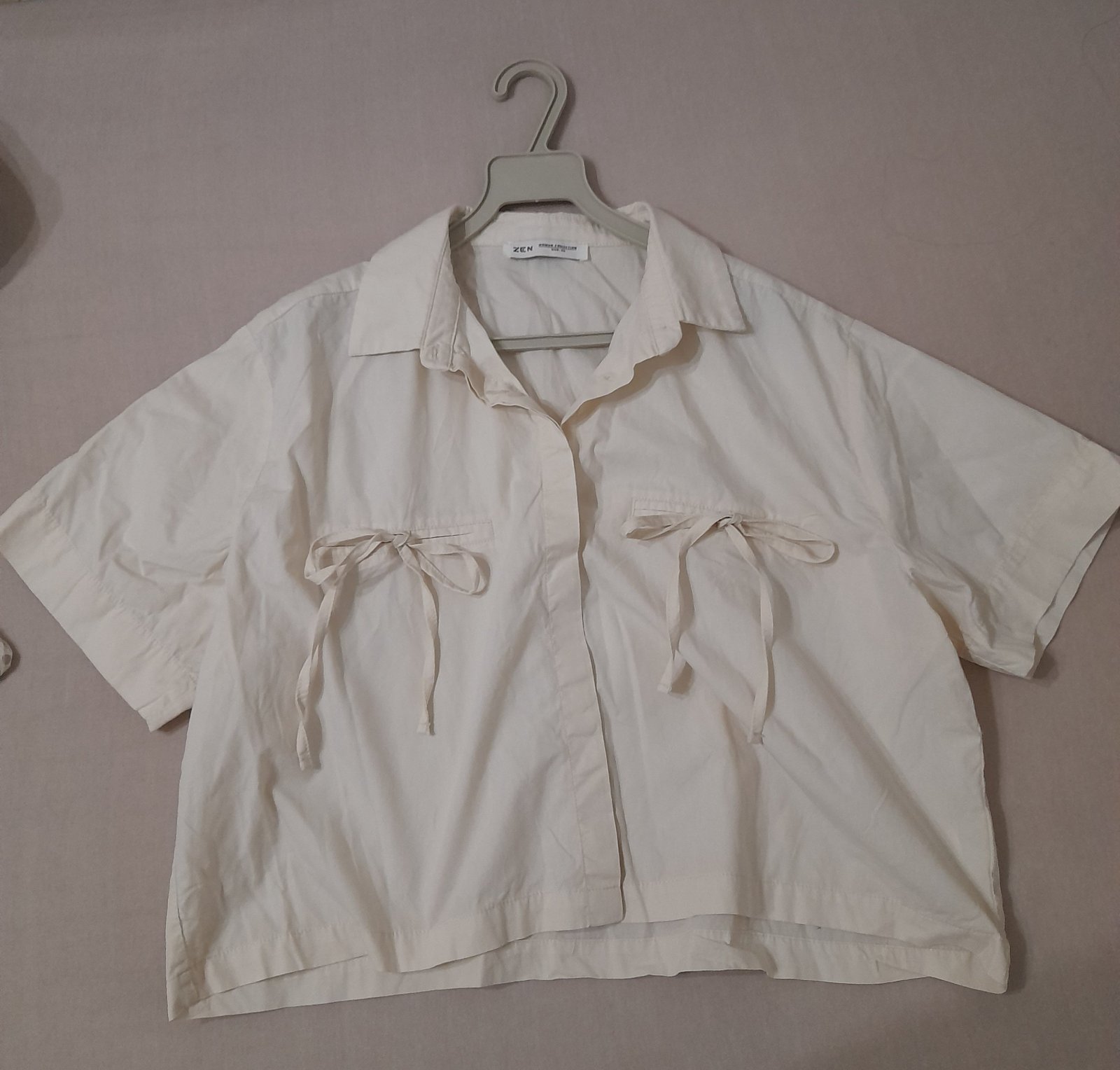 Chemise blanc cassé
