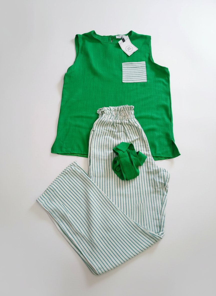 Set en lin importation Turquie taille M tlabes 7ata taille L 